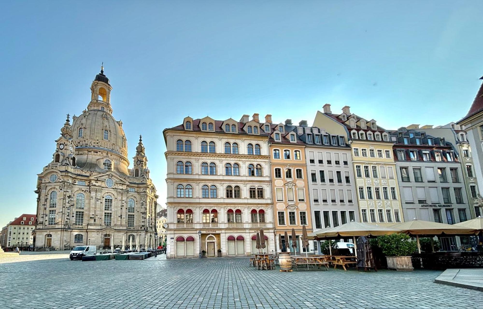 Familienapartment Am Neumarkt Lll Дрезден Экстерьер фото